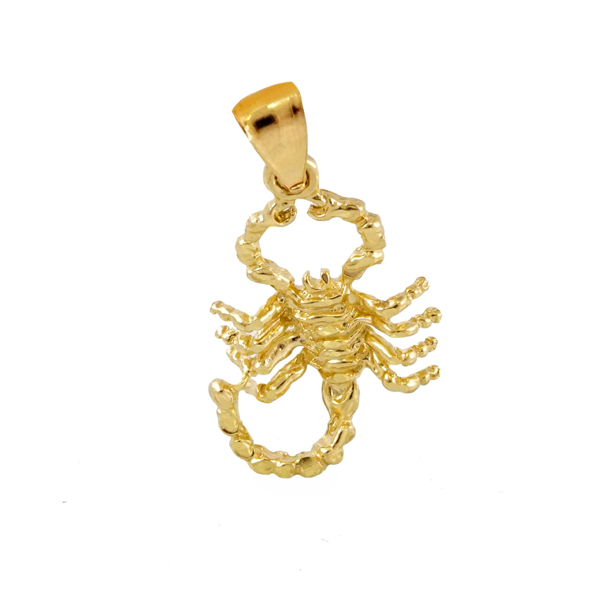 10k Gold Scorpion Pendant - Pochy Jewelry Factory