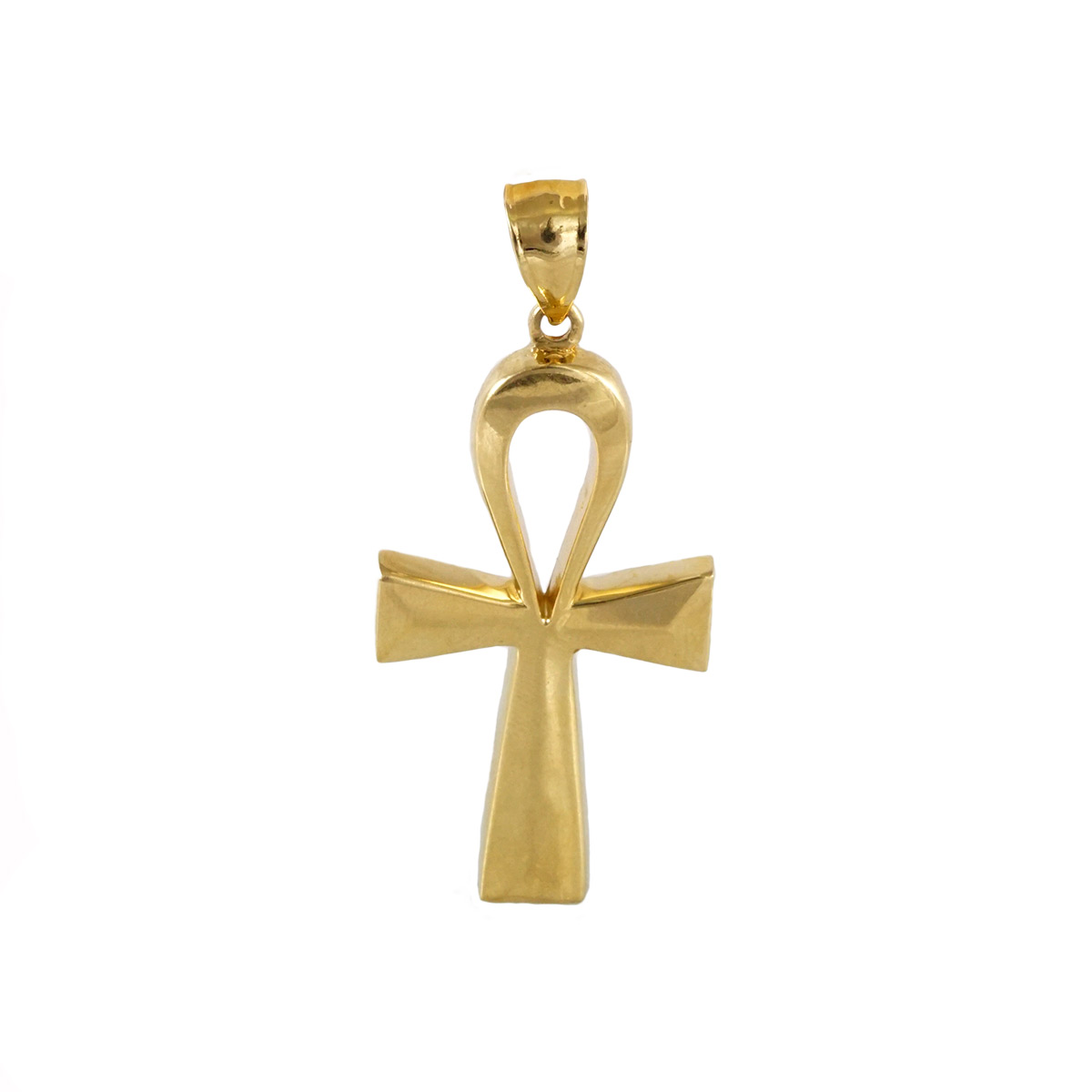Men's Cross Gold Pendant 14k - Pochy Jewelry Factory